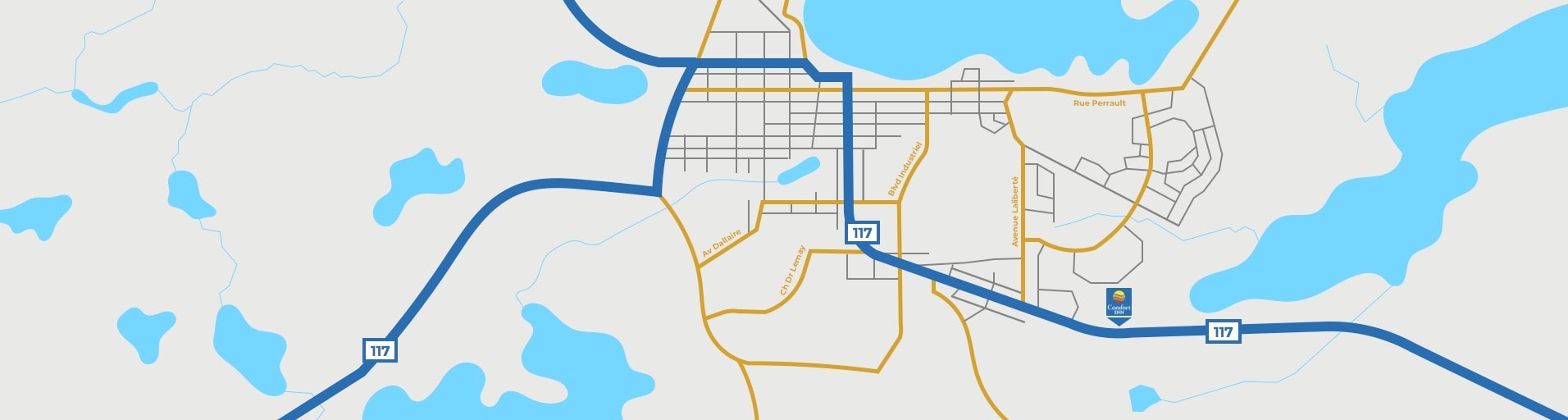 Carte de Rouyn-Noranda